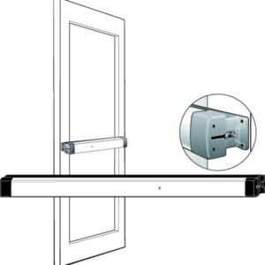 Adams Rite 8802MLR48 Rim Exit Device. Narrow Stile. Electrified