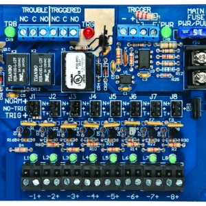 Securitron PDB-8F1R2 Power Distribution Board. 8 Glass Fuse w/ Fire Trigger