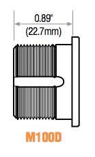 GMS Mortise Dummy Cylinder. US26 Finish