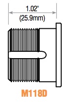 GMS Mortise Dummy Cylinder - US10B Finish