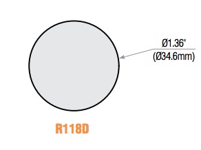 GMS Dummy Rim Cylinder - 10b Finish