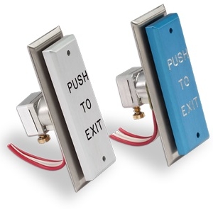 Highpower Security Products H110 Series Pushplate-Narrow Stile- Blue Anodized Finish