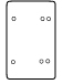 Detex Decorative Back Plate Kit