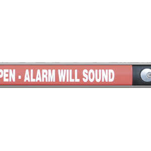 Detex Alarmed Rim Exit Device with Battery 48"