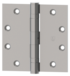 Hager 4.5" x 4.5" Full Mortise Five-Knuckle Plain Bearing Hinge
