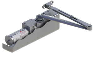 Hager Tri-Pack Adjustable 1-6 Surface Door Closer Aluminum