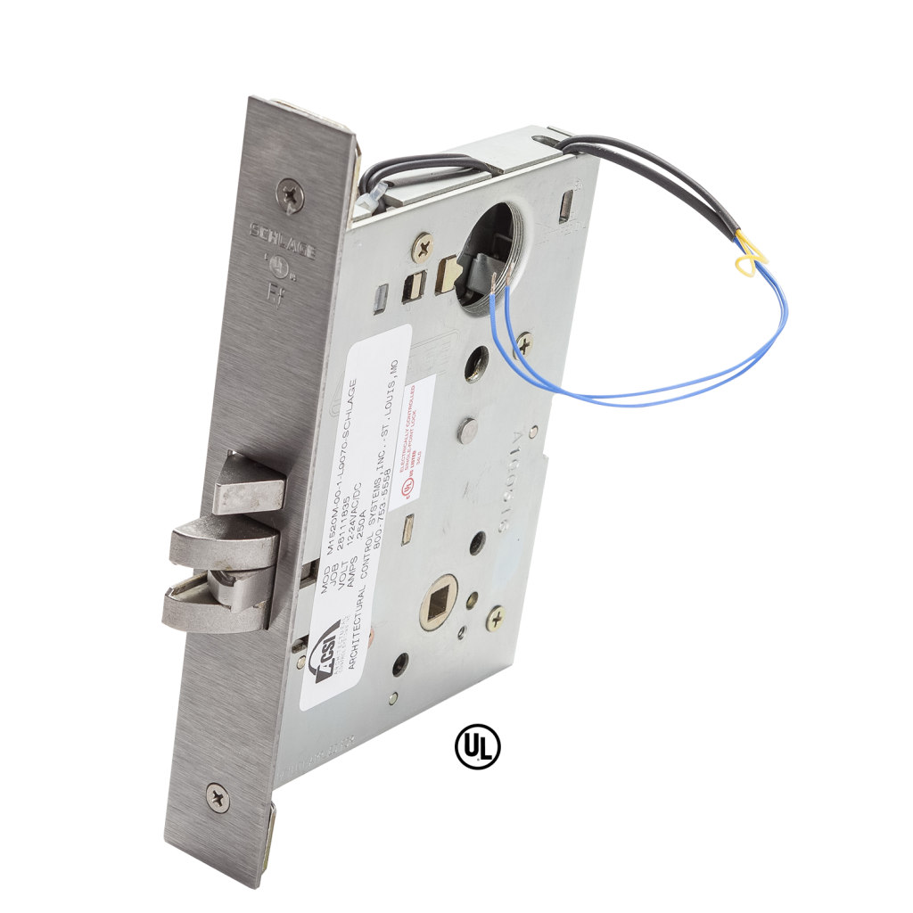 ACSI SCH L9080PEU 03L 626 12/24V Electrified Mortise Lock ACSI SCH L9080PEU 03L 626 12/24V Electrified Mortise Lock