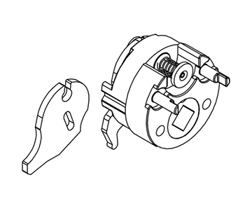 Adams Rite 4581-01-IP Two Point Deadlatch with Paddle Adams Rite 4581-01-IP Two Point Deadlatch with Paddle