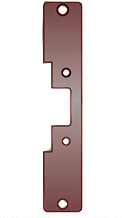 HES 503 Faceplate Option for 5000 Series Electric Strikes, Dark Oxidized Bronze, Oil Rubbed Finish
