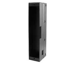 HES 783 SMB surface mounting box is used with 7000, 9400, 9500 and 9600 series electric strikes to accommodate rim exit devices.