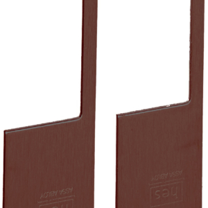 HES Faceplate Option 852L for 8500 series electric strikes, Dark Oxidized Satin Bronzxe, oil Rubbed finish