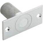 IVES DP2 26D Dustproof Floor Strike,Brass, Satin Chrome Plated Finish