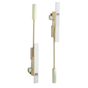 IVES FB31P-12-MD US32D Pair, Fully Automatic Top and Bottom Flush Bolt, Satin Stainless Finish