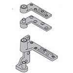 IVES 7215 LH US10B Pivot Set (Top and Bottom) 3/4" Offset, jamb mount.