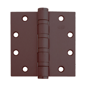 IVES 5BB1 4.5" x 4" 10B, Five Knuckle Ball Bearing Standard Weight Full Mortise Butt Hinge with non removable pin.