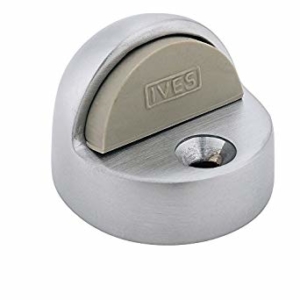 IVES FS438 US26D Dome Stop, Floor, 1 3/8" Height,  Satin Chrome Plated