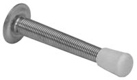 IVES 060F26D Flexible Doorstop. 3" projection Satin Chrome Plate Finish.