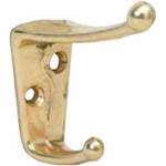 IVES 405 A92 Coat and Hat Hook in Aluminum Clear Coat Finish