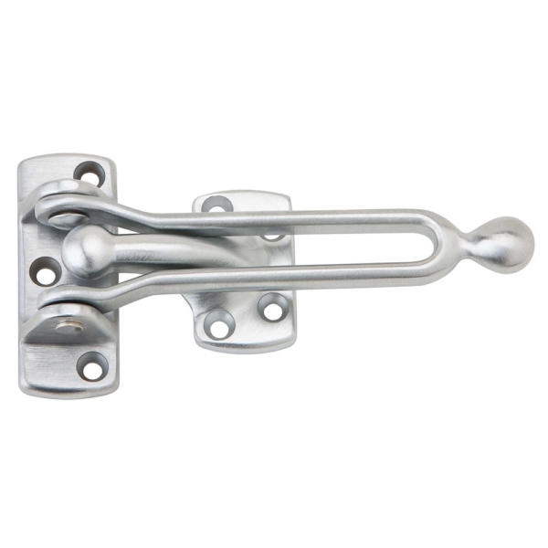 IVES 482B26D Door Guard. Brass with Satin Chrome Plate Finish.