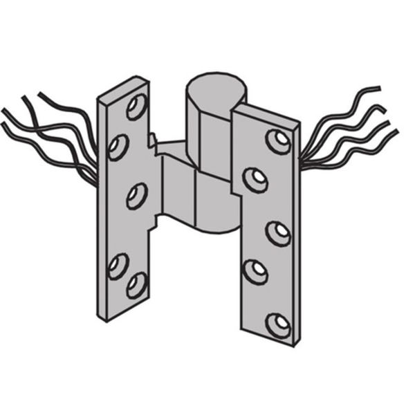 IVES 7215 Intermediate Offest Power Transfer Pivot Intermediate Pivot RH US26D.