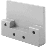 IVES MB1 SP28 Mounting Bracket, Sprayed Aluminum, (Base Aluminum)