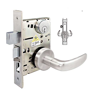 Marshall Best Security RS-04-T-626-RH Entry Mortise Lock