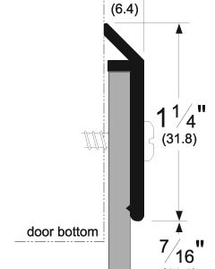 Pemko 315CN 48" Door Bottom Sweeps