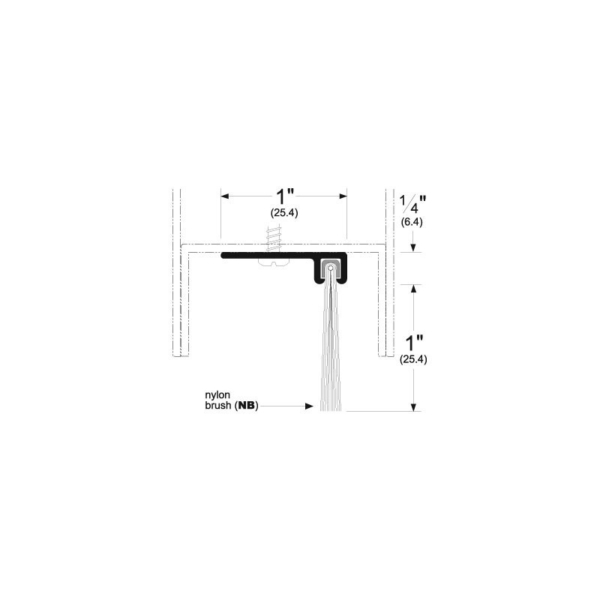 Pemko 90100CNB 36" Door Bottom Sweep