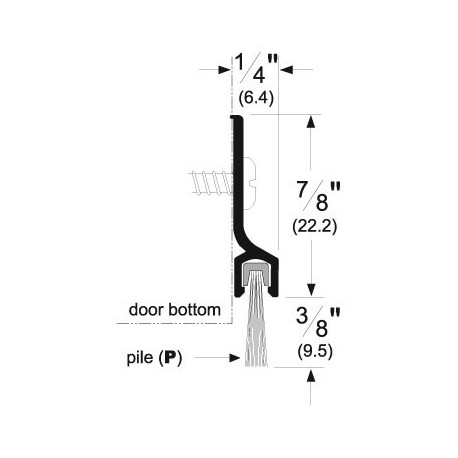 Pemko 309DP 3' Door Bottom - ACCESS HARDWARE