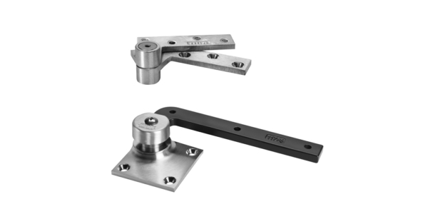 Rixson 117 RH 626 Offset Pivot Set, Satin Chrome For Doors Weighing Up To 300 LBS