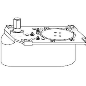 Rixson 27 SHO LH Offset Closer with 90 Degree Selective Hold-Open, Less all parts