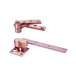 Rixson 147 LH Offset Pivot Set, Dark Oxidized Satin Bronze, Oil Rubbed Finish