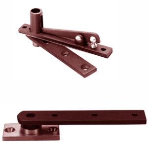 Rixson 128-3/4 Light-Duty Center Hung Pivot Set, Dark Oxidized Satin Bronze, Oil Rubbed Finish