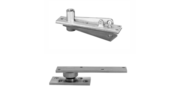 Rixson 370 Center Hung Pivot Set, Satin Chrome Plated