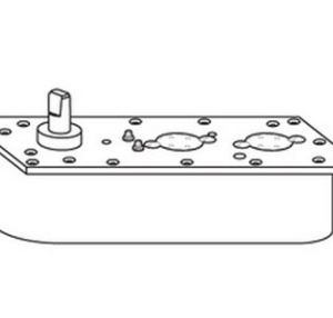Rixson Model 40 Door Closer, Non Hold Open, Less all parts
