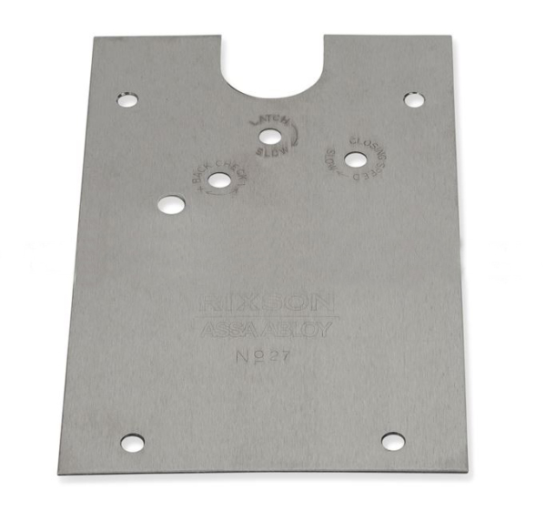 Rixson 274750R 27/127 S Floor Plate, Satin Chrome Plated