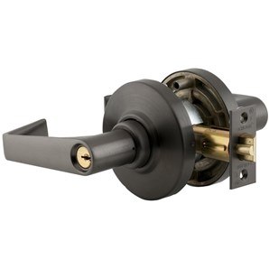Schlage AL70PD-SAT Classroom Keyed Entry Door Lever Set, 613