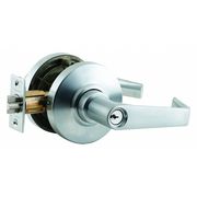 Schlage AL70PD-SAT Classroom Keyed Entry Door Lever Set, 626