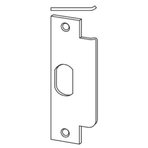 Schlage 10-025-1316-625 ANSI Strike with Square Corners