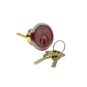 Schlage 20-022 C Rim Cylinder, Conventional, Horizontal Tail Piece, C Keyway, Oil Rubbed Bronze