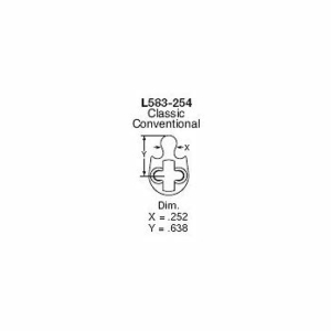 Schlage L583-254 L-Series Cam for Classic Conventional Cylinder