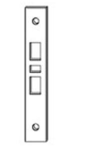 Schlage 09-666-606 L9453 Faceplate