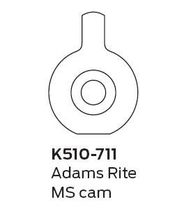 Schlage K510-711 Door Lock Cylinder Cam, Interchangeable Core, Adams Rite