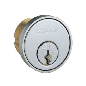 Schlage 20-013C-118 626 ConventionalMortise Cylinder With 3/8 Inch Blocking Ring,for Adams Rite MS, Satin Chrome