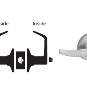 Schlage AL53PD-NEP Entrance Door Lever Set, 626