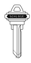 Schlage 35-101-E Key Blank six pin