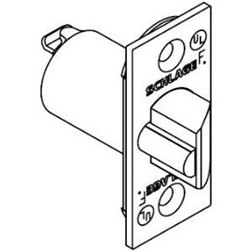 Schlage 11-096 Dead latch, Square corner, 2-3/4" Backset, Satin Chrome