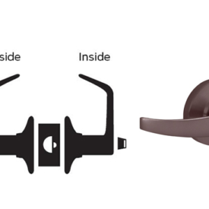 Schlage AL53PD-NEP Entrance Keyed Entry Door Lever Set, 626