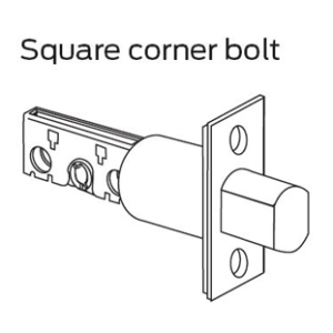 Schlage 12-630 B660-Series 2-3/8" Square Corner Deadbolt Latch