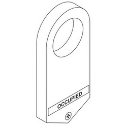 Schlage 09-611 L583-375 626 OCCUPANCY INDICATOR - ACCESS HARDWARE